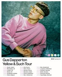 Gus Dapperton Twitter Art Collage Wall Yellow Aesthetic Poster Wall Art