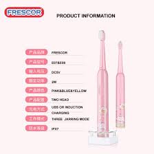 El cabezal gira para que las cerdas arrastren la suciedad y penetren entre los dientes. China Cepillo De Dientes Para Ninos De Vibracion Sonica Impermeable Cepillo Dental Electrico Comprar Cepillo De Dientes Electrico A Los Ninos En Es Made In China Com