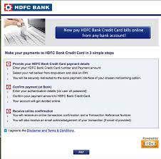 The housing development finance corporation limited, also known as hdfc bank was incorporated on unlike other banks, hdfc offers a wide range of credit cards to its customers. Transfer Money To Hdfc Credit Card Using Net Banking