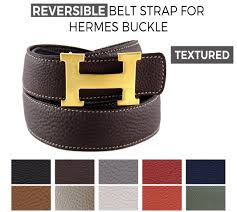 Reversible Textured Belt Strap Replacement For Hermes Buckle Belt Kits La Petite Croisette