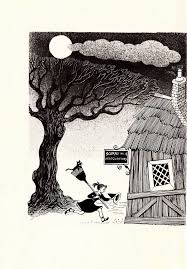 Vintage Children's Book "The Blue-Nosed Witch" by Margaret Embry (Holiday  House, 1956)