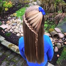 Yarim Orgu Sac Modeli Hair Styles Kids Hairstyles Long Hair Styles