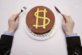 Wer gern im restaurant zur winterszeit grünkohl isst. Geschaftsmann Vorbereiten Kuchen Essen Mit Dollar Zeichen Lizenzfreie Fotos Bilder Und Stock Fotografie Image 12515139