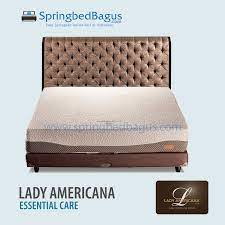 Lady americana didirikan pada tahun 1982, dan saat ini telah menjadi salah satu perusahaan produsen pembuat matras dan spring bed terbesar di dunia dengan 17 fasilitas manufaktur di amerika serikat, kanada, meksiko, dan asia. Spring Bed Lady Americana Essential Care Spring Bed Bagus
