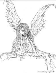 Collection of printable adult coloring page of angels (31) fallen angel coloring pages for adults christmas colouring pages adult angels Fallen Angels Anime 1 Coloring Pages Printable