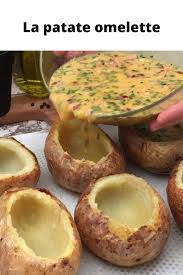 La Patate Omelette En 2020 Pommes De Terre Farcis Au Four Recettes De Cuisine Pommes De Terre Farcies