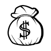 Line money bag icon , black and white sack, flat money bag vector illustration set of money bag icons. Https Encrypted Tbn0 Gstatic Com Images Q Tbn And9gcqufjnyk1gxcfhnpdldpmd1ptyhlrvgwpor7mukuib4ogqbvijz Usqp Cau