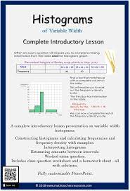 Histograms Complete Introductory Lesson Covers What Is A Histogram Description Of Features Of Histogram Statistics Math Kindergarten Worksheets Printable