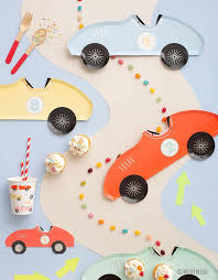 These car themed pieces of furniture also have added details such as car wheel handles. Modern Race Car Party Ideas Momo Party