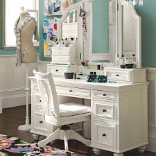 Bedroom and makeup vanity sets usually include both the table and a coordinating or matching stool that's the right height for you to sit at the vanity comfortably. Bedroom Vanity With Storage Ideas On Foter