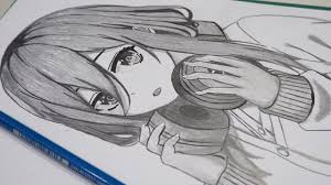How To Draw Manga Girl Drawing Miku Nakano Https Www Youtube Com Watch V Wsrrsycidp4 Miku Nakano Drawings Dr Girl Drawing Manga Girl Drawing Drawings