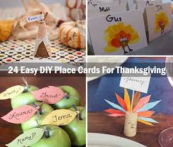 You can dress it up or down to fit almost any decor theme. 24 Simple Diy Ideas For Thanksgiving Place Cards Amazing Diy Interior Home Design
