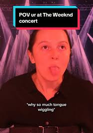 The Weeknd Concerts Tongue