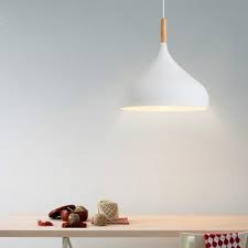 If you have no idea about choosing the right design which fits your interior, Minimalist Teardrop Hanging Lamp Wooden Single Light Ceiling Pendant Light In White Beautifulhalo Com