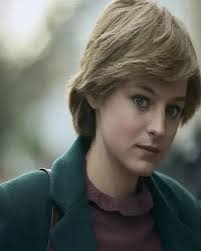 Princess Diana The Crown Wool Green Coat