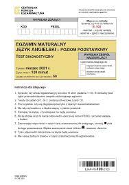 Pierwszy egzamin dostosowany do nowych wymogów men! Matura Probna Angielski 2021 Przecieki Te Zadania Moga Pojawic Sie Na Tescie Z Jezyka Angielskiego Oto Pewniaki Na Egzaminie 5 03 2021 Dziennik Baltycki
