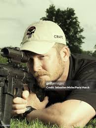 Former Navy SEAL and expert sniper, Chris Kyle, is photographed on... News  Photo