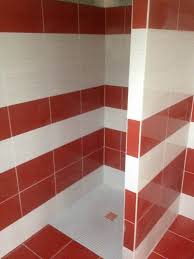 Photo gallery for salle a manger rouge et blanc. Faience Salle De Bain Rouge Bright Shadow Online