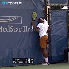 Tiafoe frances (64) / usa. Tennis Tv Frances Tiafoe Celebrates Too Early And Loses Point After Epic Rally With Medvedev Washington 2019 Facebook