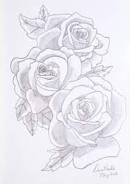 Rose Flower Wall Art Rose Flower Drawing Rose Flower Art Rose Flower Decor Flower Wall Art Flow Roses Drawing Flower Art Rose Wall Art