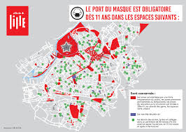 Ville De Lille Port Du Masque Suite A La Decision Du Prefet D Etendre A De Nouveaux Espaces Le Port Du Masque En Exterieur Decouvrez La Carte Actualisee En