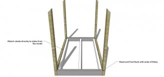 Free plans with detailed step by step photos showing you exactly how to build a wooden diy toddler bed rail for under $15. Free Diy Furniture Plans How To Build A Toddler House Bed The Design Confidential