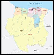 Wisselkoersen srd schieten als een raket omhoog, levensmiddelen worden duurder. Suriname Maps Facts World Atlas