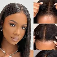 Wear and Go Glueless Bob Wigs Human Hair 180 Density 4x4 HD Lace Closure