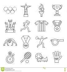 👋en asubío kids nos gusta el deporte por eso hoy aprendemos a dibujar el logo de los juegos olímpicos. Linea Sistema De Los Juegos Olimpicos Del Icono Ilustracion Del Vector Ilustracion De Elementos Campeonato 78977212