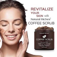 It's used to counteract signs of aging like skin sagging and wrinkles on the face, neck, and chest as well as drooping of the brow area. Arabica Coffee Scrub All Natural Body Scrub Natural Riches
