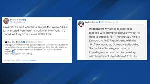 Jul 09, 2021 · andrew m. President Trump Gov Cuomo Spar Via Tweet Wrgb