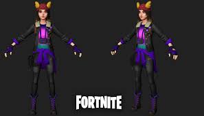 Fortnite Skye 3d Model By Misakimodding On Deviantart 3d Model Model Fortnite