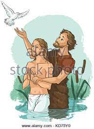 Maybe you would like to learn more about one of these? Baptism Of Jesus Christ Christian Cartoon Illustration Stock Photo Alamy