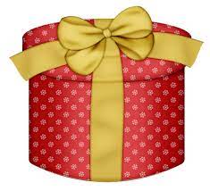 Red Round Gift Box With Yellow Bow Png Clipart Round Gift Boxes Gifts Happy Birthday Clip Art