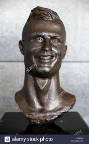 Cristiano ronaldo bust refers to jokes made about a statue that was intended to be the likeness of international soccer star cristiano ronaldo. Cristiano Ronaldo Statue Stockfotografie Alamy