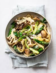 Asparagus And Wild Mushroom Pasta Familystyle Food