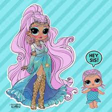 I Made My Own Version Of Merbaby S Older Sister And I Named Her Merlady Lolsurprise Mgaentertainment Isaacl54 Neonli Lol Dolls Merbaby Cute Dolls