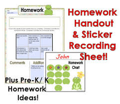 preschool frog homework handout ideas sticker recording sheet