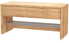 Maybe you would like to learn more about one of these? Hometrends4you 801522 Garderobenbank Schuhbank Schuhregal Sigma Echtholz Wildeiche Massiv Geolt Ablage Metall Verchromt Mit Schublade 81x32 Cm Hohe 40cm Amazon De Kuche Haushalt Wohnen
