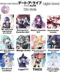 why not read date a live ln date a live manga artist anime date