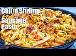 creamy cajun shrimp and sausage pasta