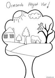 Orman Haftasi Etkinligi Okul Oncesi Etkinlik Ormanlar Boyama Sayfalari Okul Oncesi