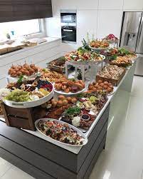 At the rice table indonesian restaurant, a staggering 15 dishes are served up for our lunch buffet, and 20 dishes for dinner buffet. 400 Buffet Table Settings Food Display Ideas Food Display Table Settings Buffet