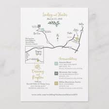 Wedding Map Enclosure Card Custom Designed Zazzle Com Custom Wedding Map Wedding Map Wedding Map Diy