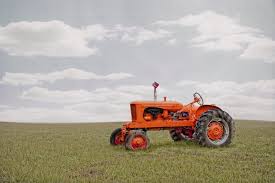 Image result for Orange Red 1972 Tractor
