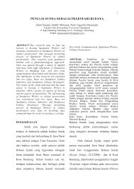 Cerita rakyat si kabayan memang sangat populer, bahkan banyak cerita rakyat si kabayan diangkat menjadi film layar lebar. Pdf Penulis Sunda Sebagai Pelestari Budaya