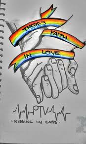 Pierce The Veil Kissing In Cars Lyrics Drawing Lgbtq Pierce The Veil Pierce The Veil Lyrics Lyric Art