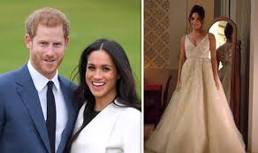 There is an unimaginable amount of weight on meghan markle's slender shoulders. Meghan Markle Wedding What Did Meghan Wear For Her First Wedding Dress Royal News Express Co Uk
