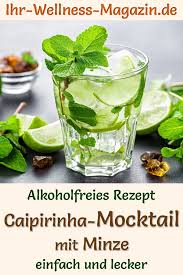 Caipirinha Mocktail Mit Minze Alkoholfreies Cocktail Rezept Alkoholfreie Cocktails Alkoholfrei Getranke Alkoholfrei
