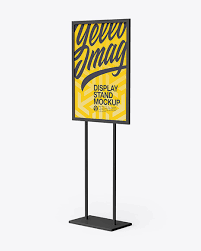 Download A1 Display Stand Psd Mockup Half Side View Psd Mockup Banner All Free Mockups Yellowimages Mockups